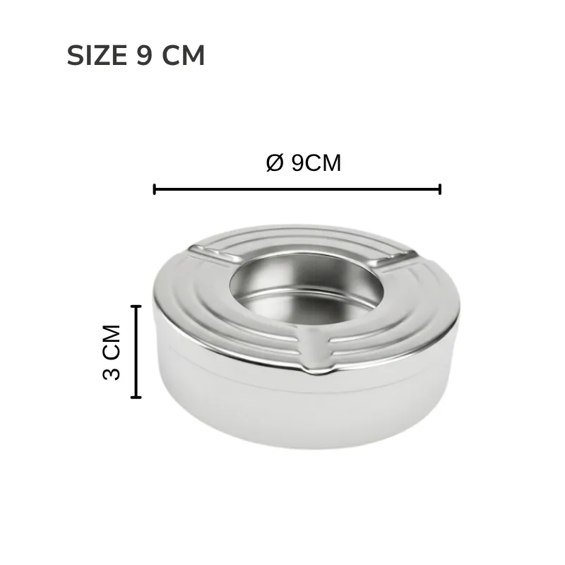 [GTIN43001] Gạt Tàn Inox (9 cm)